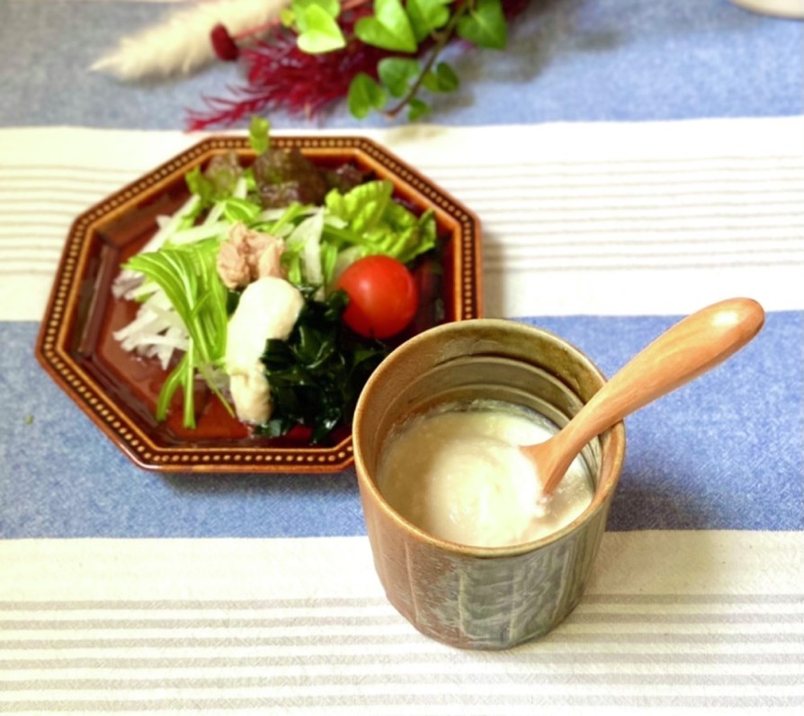 白だしで簡単☆塩麹&豆腐のノンオイルドレの画像