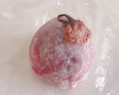 桜苺大福☆オオバコ(サイリウム)糖質制限の写真