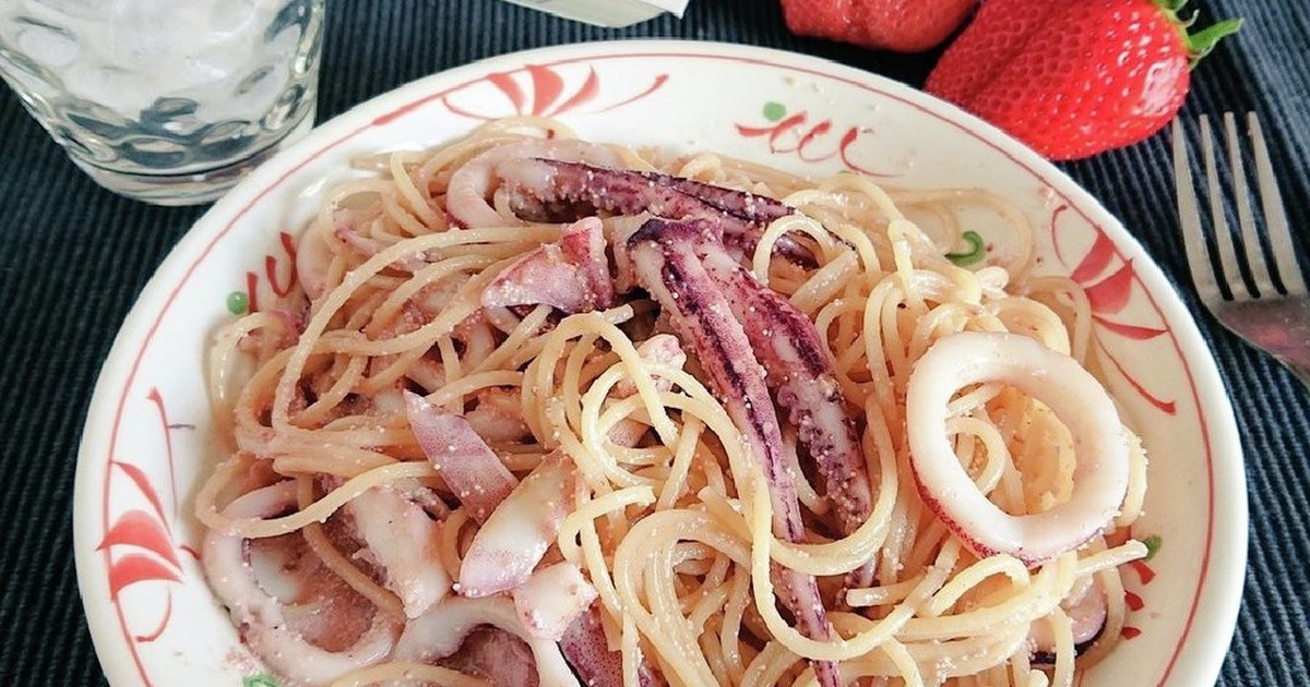 ｲｶと明太子のｸﾘｰﾑｽﾊﾟｹﾞﾃｨ レシピ 作り方 By 高橋らくじ クックパッド 簡単おいしいみんなのレシピが371万品