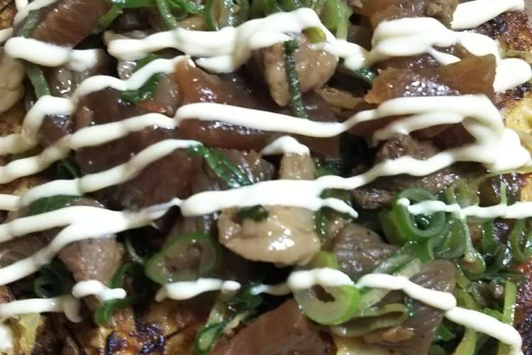 キャベツの消費にも すじこんお好み焼き レシピ 作り方 By まやぞう 時短上等 クックパッド 簡単おいしいみんなのレシピが375万品