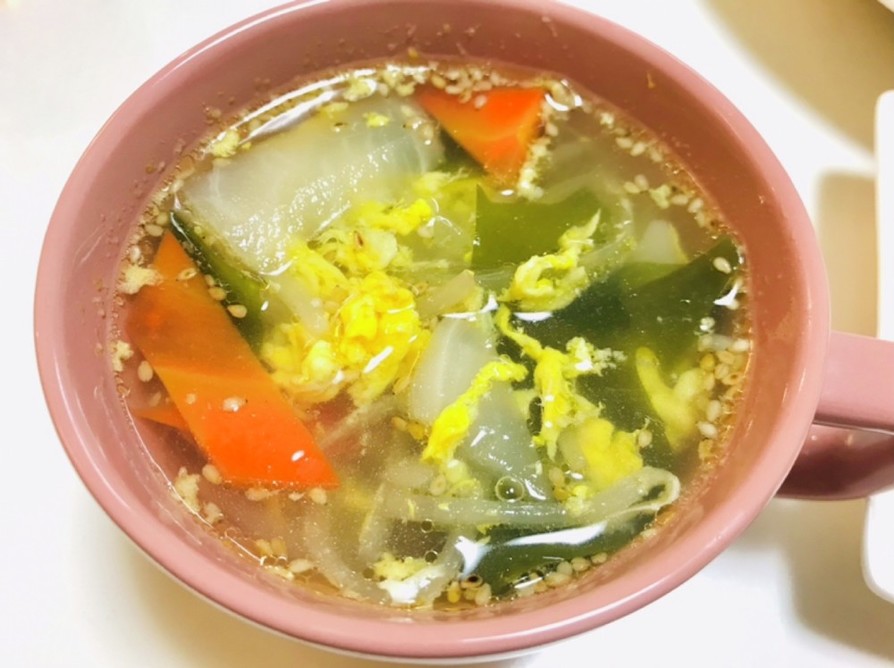 カブスープ・中華風野菜スープの画像