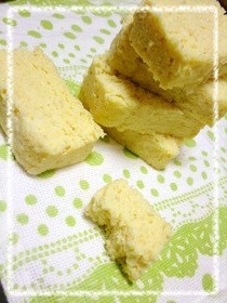 レンジでおからと豆腐のケーキの画像