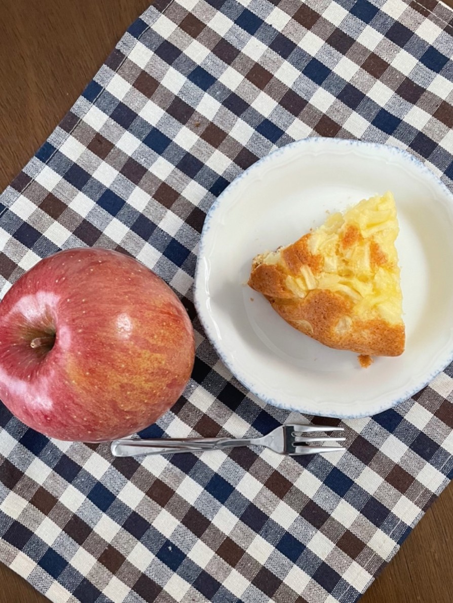 子供も食べやすいりんごパウンドケーキ♡の画像