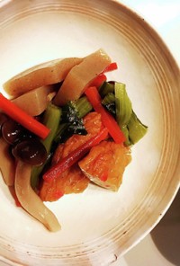 小松菜と練り物の煮物