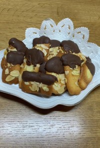 バレンタイン☆チョコラングドシャクッキー
