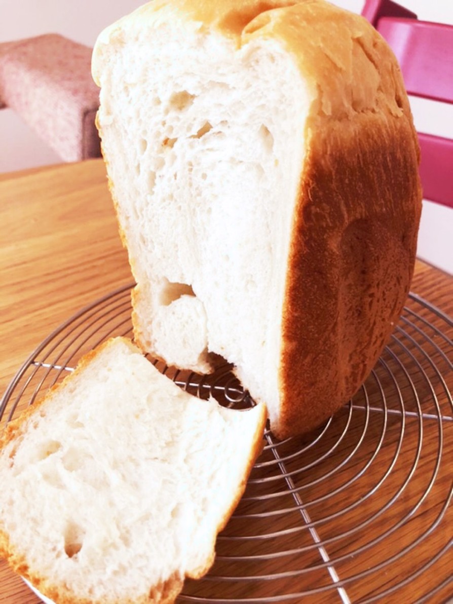 HBで簡単美味しい生食パン♡の画像