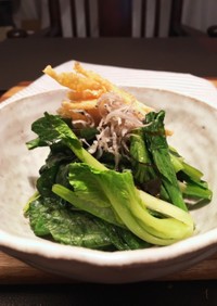 カリカリッ☆ ☆ 小松菜の炒め物