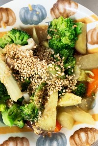 根菜&白菜生姜コンソメ炒め温野菜サラダ