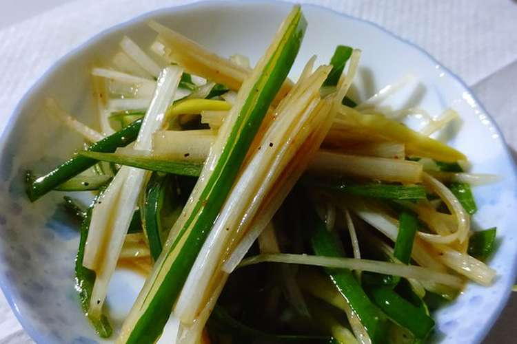 ピリ辛 味付け白髪ネギ レシピ 作り方 By シルマロ クックパッド 簡単おいしいみんなのレシピが359万品
