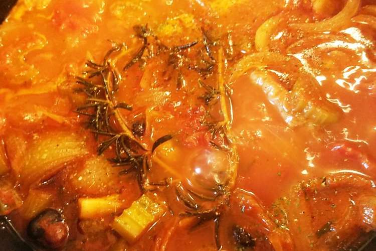 ダッチオーブン 鶏肉のトマト煮込み レシピ 作り方 By びよちゃん クックパッド 簡単おいしいみんなのレシピが360万品