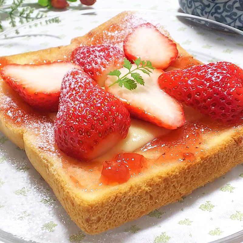 みんなの イチゴジャム トースト レシピが448品 クックパッド