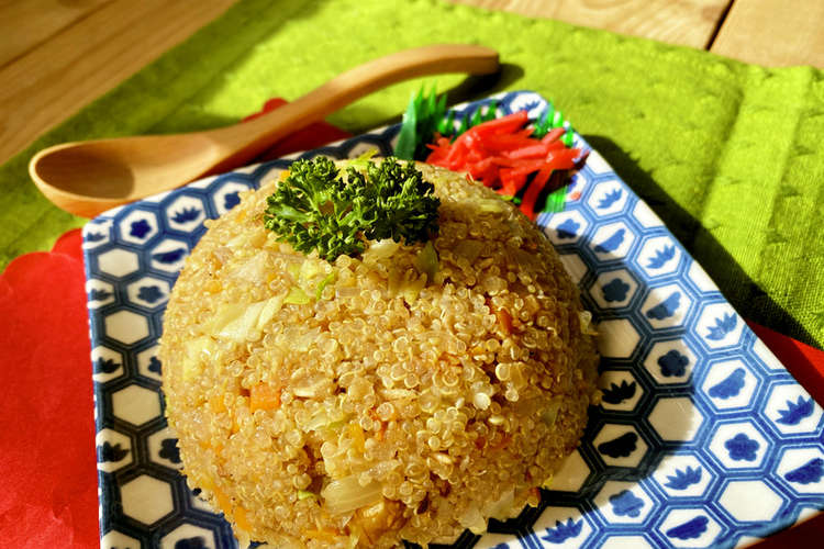 キヌアチャーハン レシピ 作り方 By すぎはらめあり クックパッド 簡単おいしいみんなのレシピが350万品