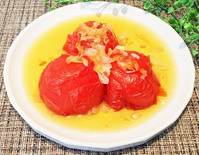 ☆フライパンで蒸しトマト☆の写真