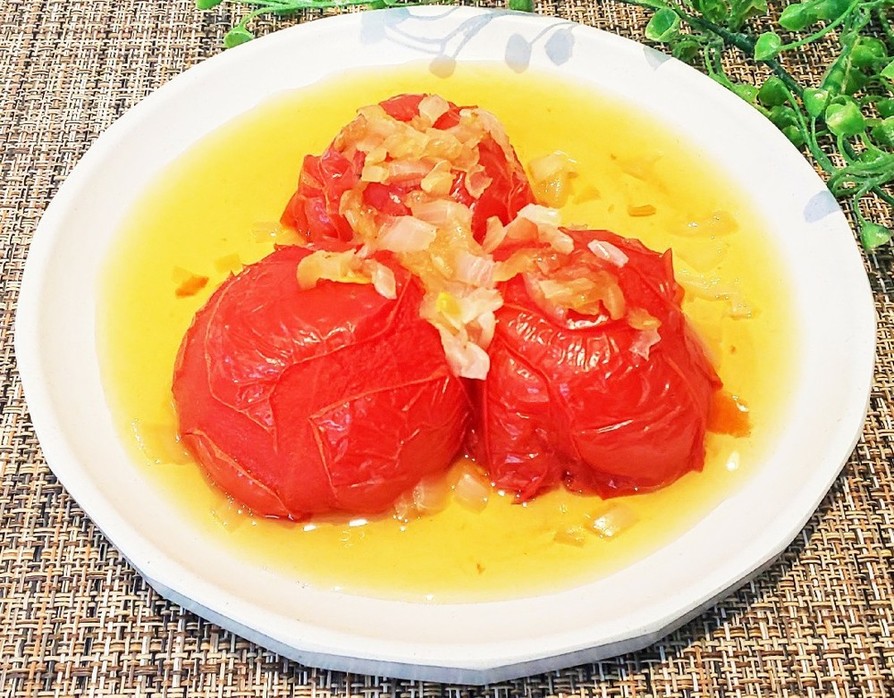 ☆フライパンで蒸しトマト☆の画像