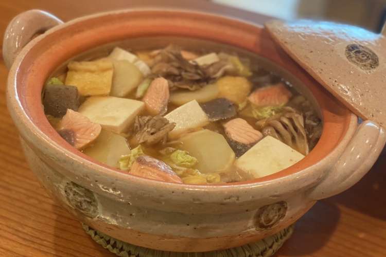 石狩鍋 酒粕 味噌 レシピ 作り方 By Y Sayuri85 クックパッド 簡単おいしいみんなのレシピが353万品