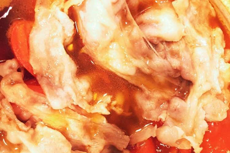 酸っぱいのがお好き うまうま簡単トマト鍋 レシピ 作り方 By ひょうこぴょこぴょこ クックパッド 簡単おいしいみんなのレシピが360万品