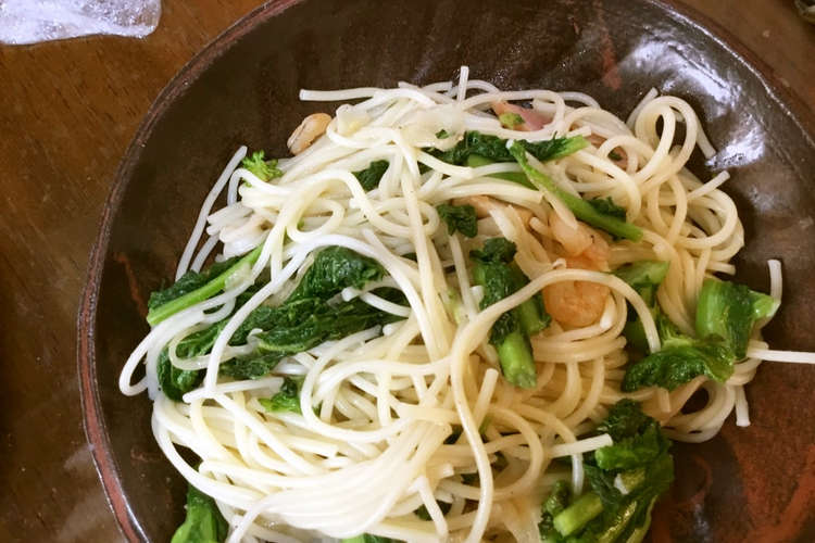 菜の花とブロックベーコンのスパゲティ レシピ 作り方 By Yumi4551 クックパッド 簡単おいしいみんなのレシピが370万品