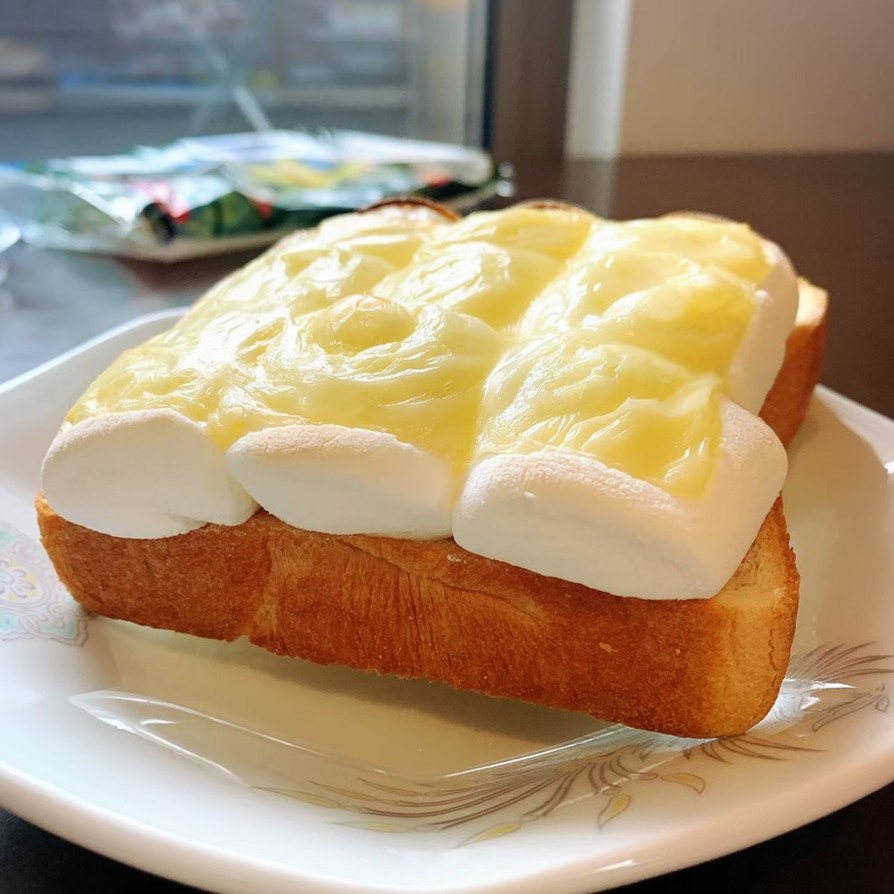 悪魔的…マシュマロチーズトースト！の画像