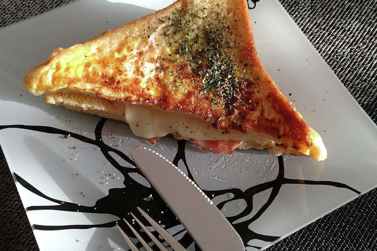 食パンアレンジ チーズ ベーコン レシピ 作り方 By かなごん クックパッド
