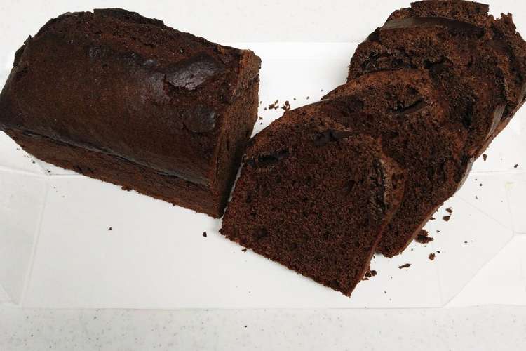 パリパリチョコ入り チョコパウンドケーキ レシピ 作り方 By クックphjt2r クックパッド 簡単おいしいみんなのレシピが349万品