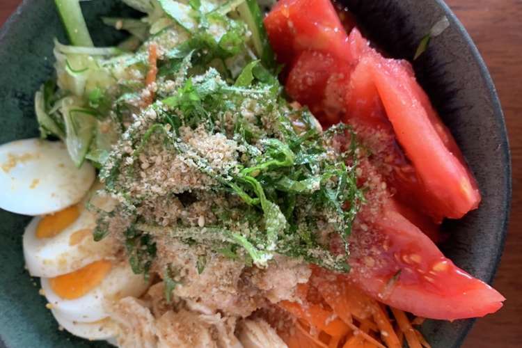 つわり中でも 栄養たっぷりサラダうどん レシピ 作り方 By クック0ro5fm クックパッド 簡単おいしいみんなのレシピが352万品