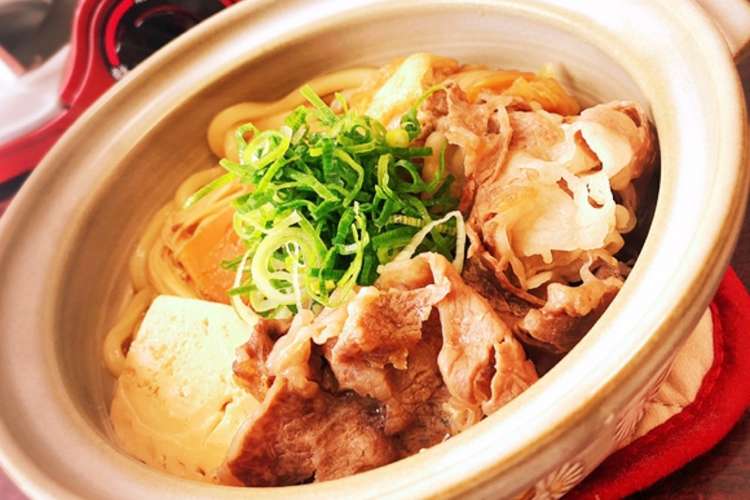 すき焼きうどん レシピ 作り方 By 居酒屋裕次郎 クックパッド 簡単おいしいみんなのレシピが359万品