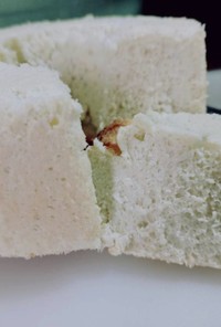 桃クリームチーズシフォンケーキ