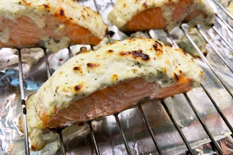 のせて焼くだけ サーモンのヨーグルト焼き レシピ 作り方 By 異国の台所 クックパッド 簡単おいしいみんなのレシピが361万品