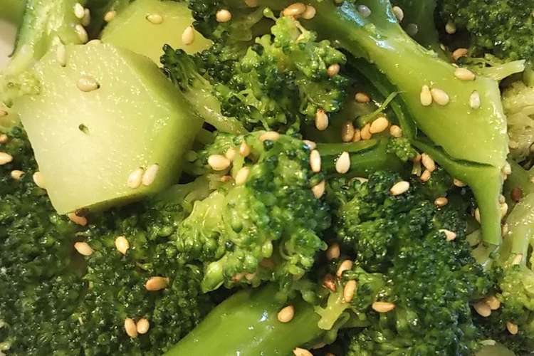 ブロッコリーの白ごまナムル レシピ 作り方 By Bettyのｷｯﾁﾝ クックパッド 簡単おいしいみんなのレシピが375万品