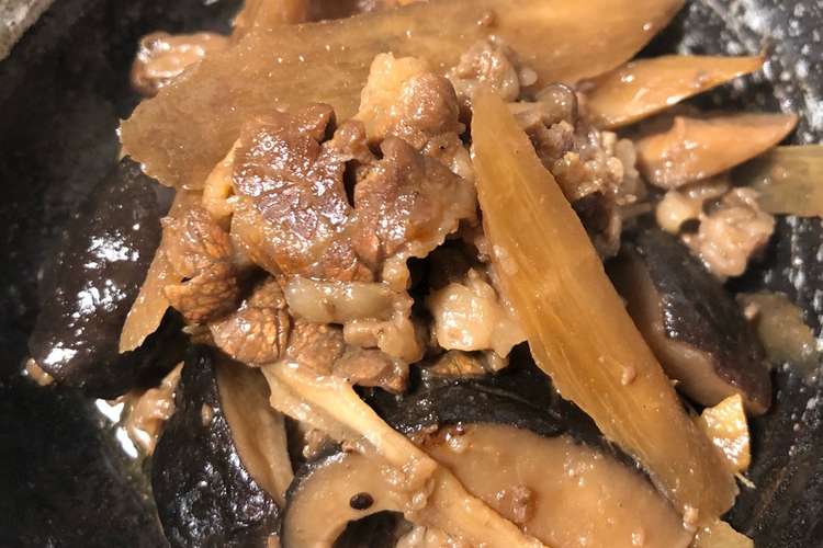 牛肉ごぼう椎茸しぐれ煮 レシピ 作り方 By クックmichi クックパッド 簡単おいしいみんなのレシピが355万品