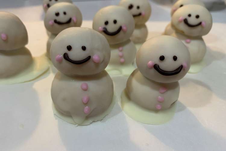 簡単かわいい雪だるまクッキー レシピ 作り方 By みさき クックパッド 簡単おいしいみんなのレシピが354万品
