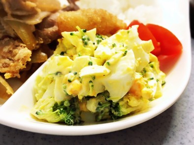 お弁当に★ブロッコリーの卵サラダの写真
