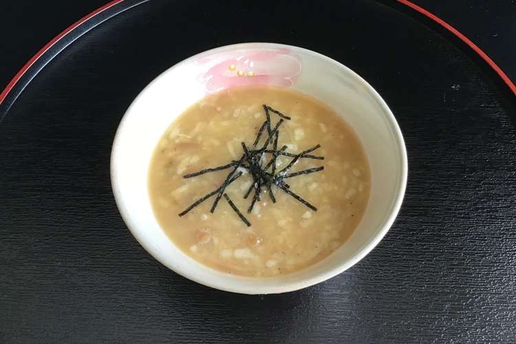 とっても簡単あったか梅雑炊 レシピ 作り方 By スマイルな防災 クックパッド 簡単おいしいみんなのレシピが354万品