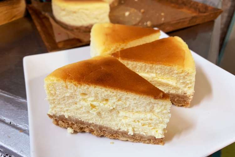 濃厚 スフレ風チーズケーキ レシピ 作り方 By みんまる クックパッド 簡単おいしいみんなのレシピが358万品