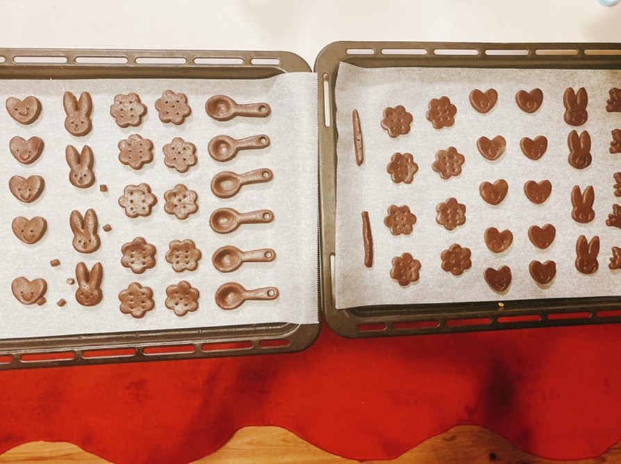 基本の型抜きココアクッキー　ビターの画像