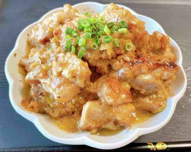 ご飯がすすむ！鶏肉のマヨポン酢炒めの写真