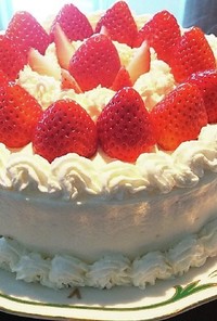 ◆♡華やか♡苺&桃デコレーションケーキ◆