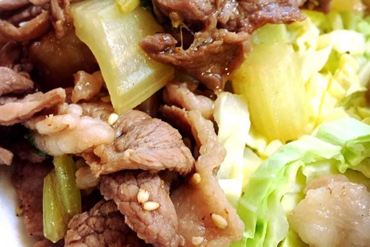 ラム肉とセロリの焼き肉のタレ炒め レシピ 作り方 By ごくもり クックパッド 簡単おいしいみんなのレシピが349万品
