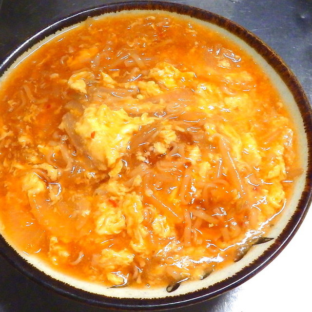 チキンラーメンアレンジ赤くて辛い餡掛け麺 レシピ 作り方 By Kーhajime クックパッド 簡単おいしいみんなのレシピが356万品