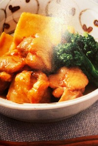 鶏肉＆高野豆腐の揚げ煮