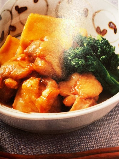 鶏肉＆高野豆腐の揚げ煮の写真