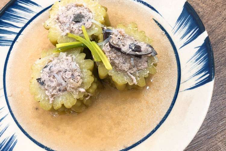 ベトナム料理苦瓜の肉詰めスープ レシピ 作り方 By Hoa Ly クックパッド 簡単おいしいみんなのレシピが359万品