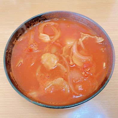 簡単！野菜ジュースでたっぷり野菜スープの写真