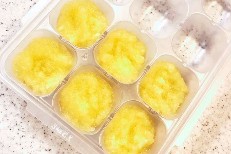 りんご 離乳食 初期 レンジde簡単 レシピ 作り方 By しぃcooking クックパッド 簡単おいしいみんなのレシピが360万品