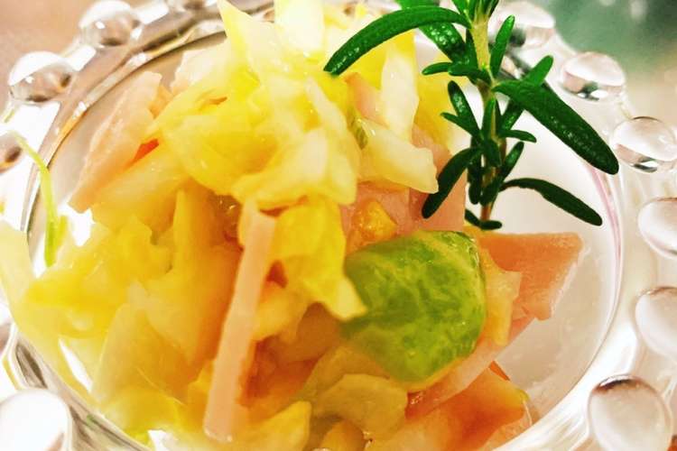 ローズマリー塩麹を使ったマリネサラダ レシピ 作り方 By ハーブ魔女 クックパッド 簡単おいしいみんなのレシピが349万品