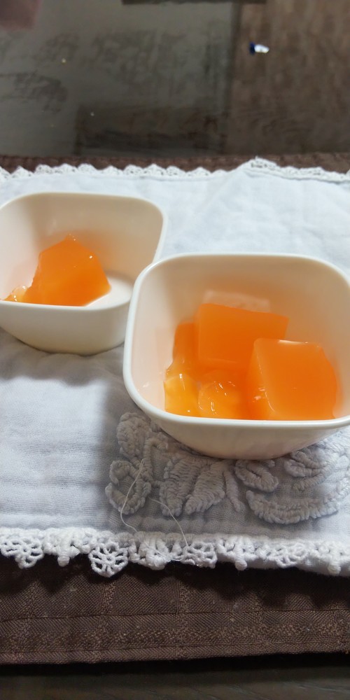 幼児食！簡単！製氷皿で野菜ジュース寒天☆の画像