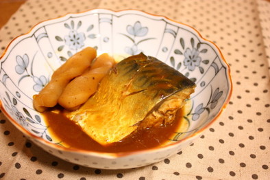 ご飯にピッタリふっくら鯖の味噌煮の写真