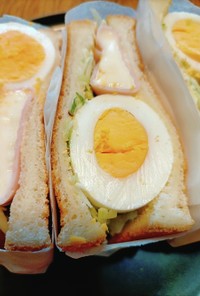 萌え断！ 卵とカマンベールのサンドイッチ
