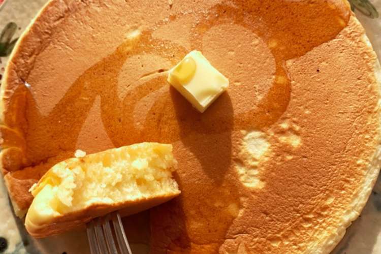 目指せ2cm越え 分厚いホットケーキ レシピ 作り方 By わたみか クックパッド 簡単おいしいみんなのレシピが359万品