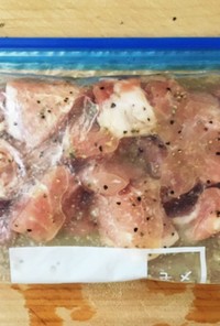簡単下味&ストック☆豚肉の下拵えと保存法